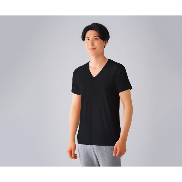 6/21まで申し込み可　【父の日専用】レッド　バイタルテック　Ｖネックインナー半袖