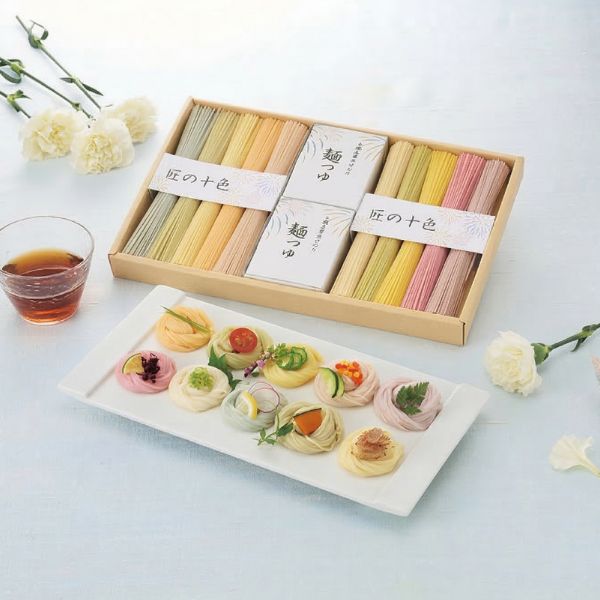 5/17まで申し込み可　【母の日専用】三輪素麺　匠の十色