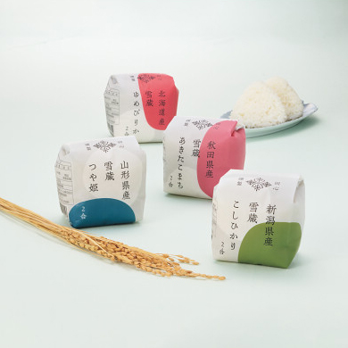 6/21まで申し込み可　【父の日専用】銘柄米食べ比べ　田心（４個）