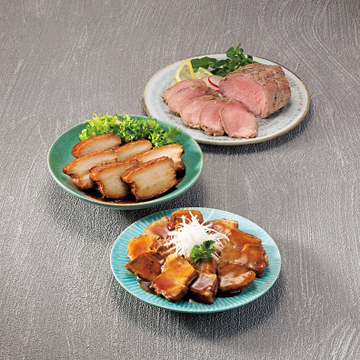 6/21まで申し込み可　【父の日専用】米久　３種のこだわり肉料理