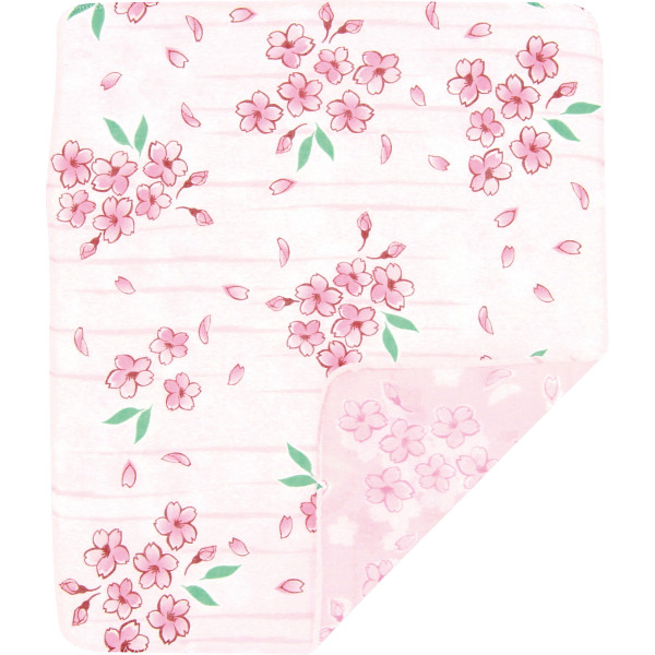 くろちく 両面ガーゼハンカチ 桜香