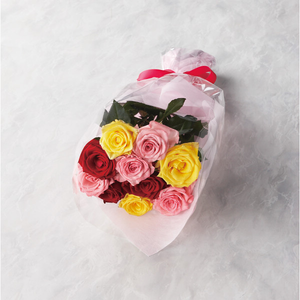 バラの花束 １０本から１５本までのお申し込み ミックス