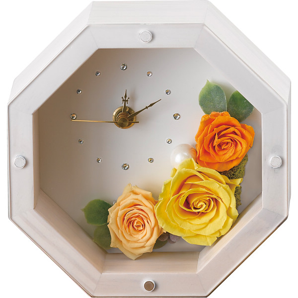 ＭＯＬＹ アンティークホワイト(プリザーブドフラワー) イエロー