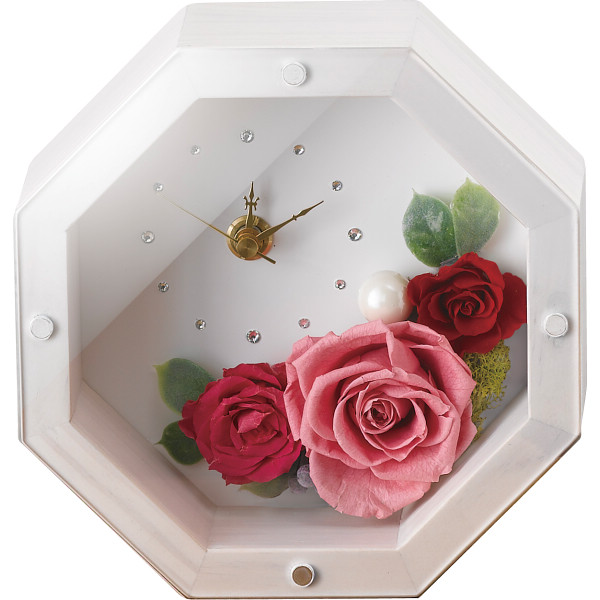 ＭＯＬＹ アンティークホワイト(プリザーブドフラワー) ピンク