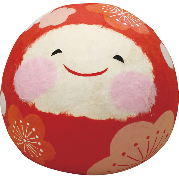 リュウコドウ ちぎり和紙花笑みだるま(大)