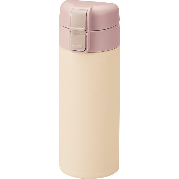モルン 軽量ワンタッチステンレスボトル(３５０ｍｌ)ライトベージュ