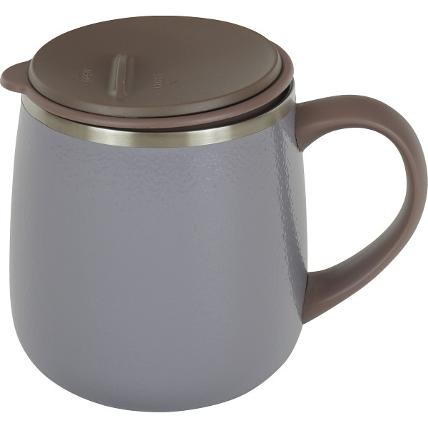 フォルテック オフィスマグ(３５０ｍｌ)グレー