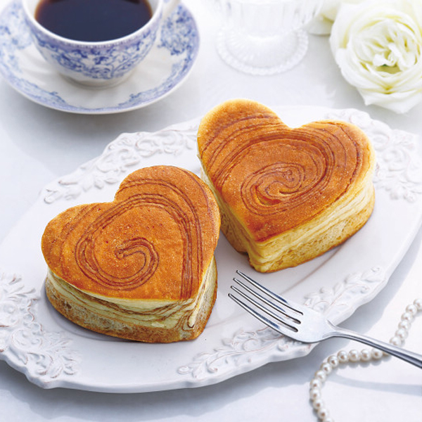 ハートデニッシュ＆カフェセット