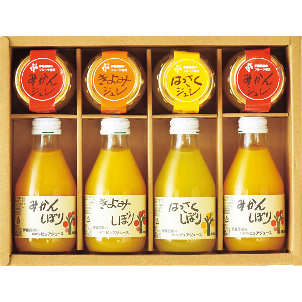 伊藤農園 果汁１００％ピュアジュース＆ジュレセット