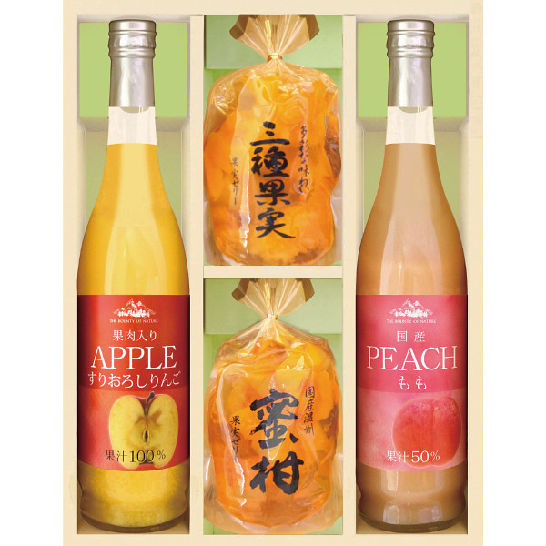 美食ファクトリー 果実のゼリー＆フルーツ飲料セット