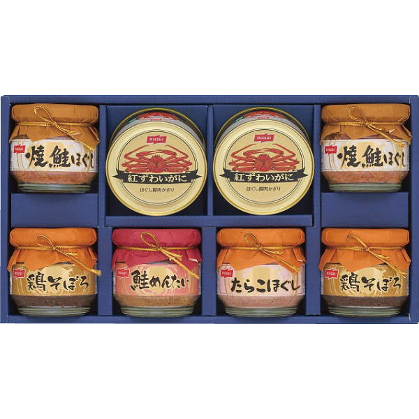 ニッスイ 紅ずわいがに缶詰・びん詰ギフトセット