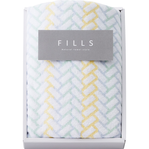 ＦＩＬＬＳ フェイスタオル カラーヘリンボーン