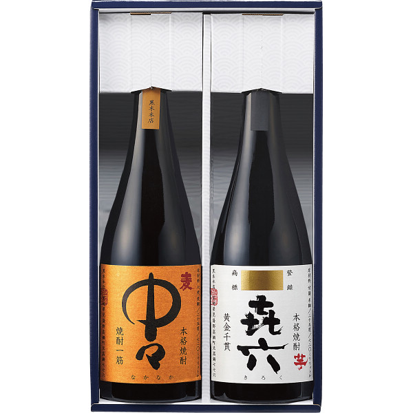 宮崎焼酎芋・麦味くらべ（中々・喜六）２本