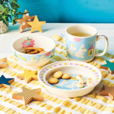 ムーミン　ベビーキッズ食器　３ピースセット