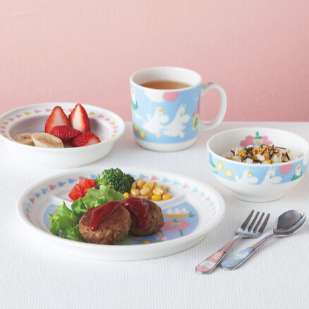 ムーミン　ベビーキッズ食器　４ピースセット