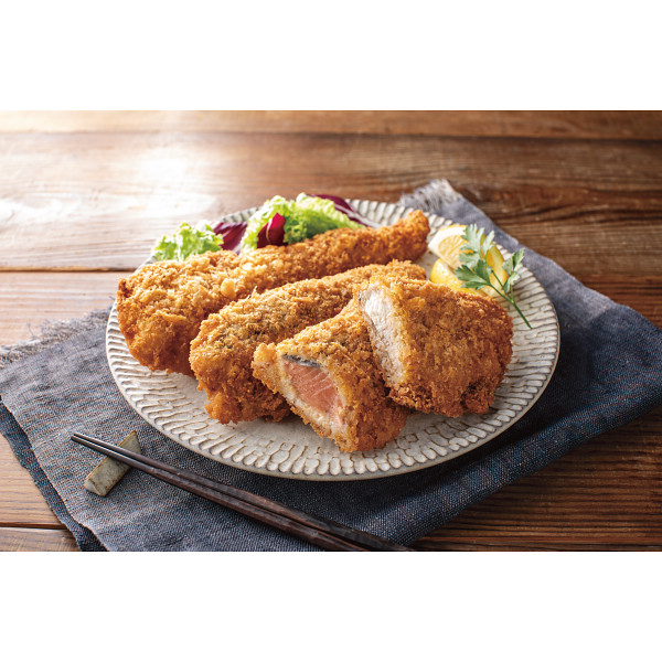 北海道産鮭とほっけのジャンボフライ