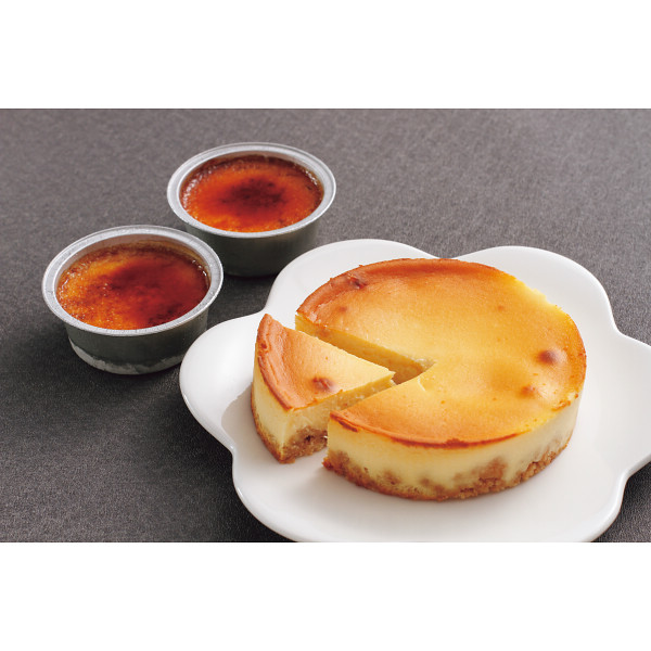 「乳蔵」北海道ベイクドチーズケーキとあいすプリン