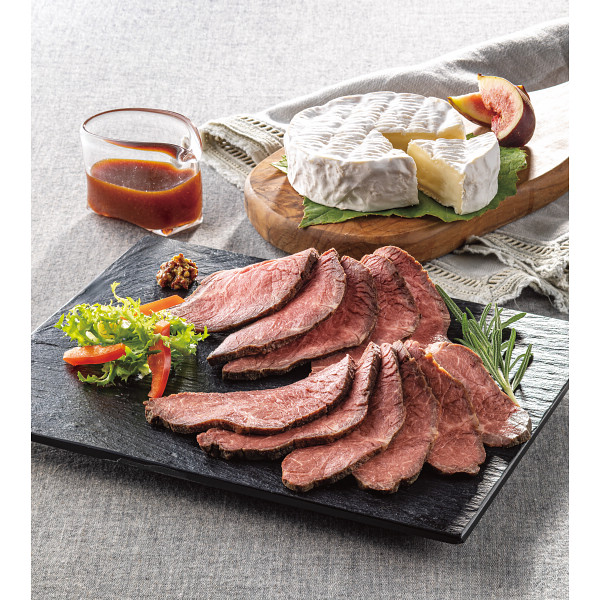 北海道ローストビーフとカマンベールチーズ