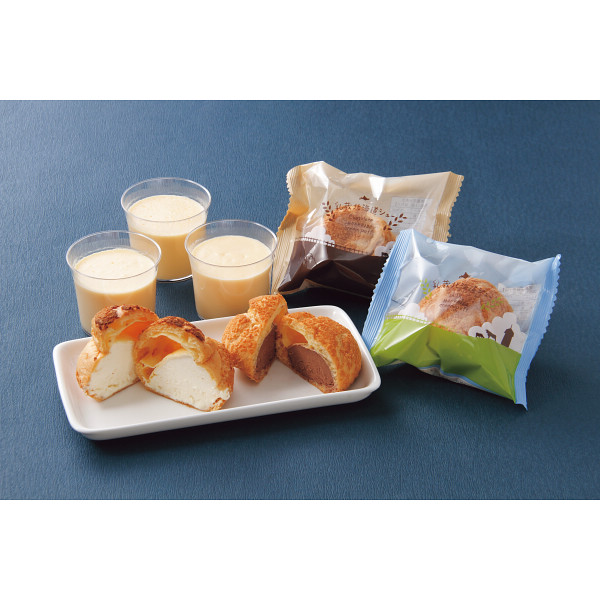 「乳蔵」北海道プリンとシュークリーム