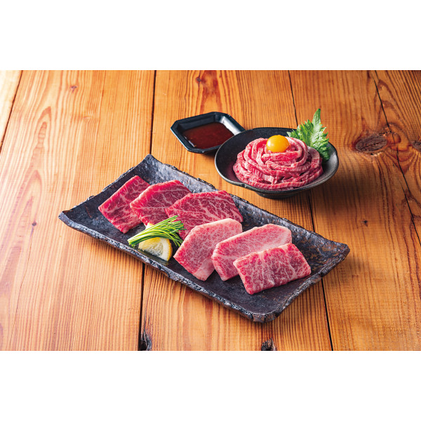 凍眠市場　山形牛焼肉・山形牛ユッケセット