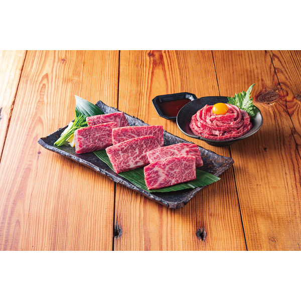 凍眠市場　山形牛焼肉・山形牛ユッケセット