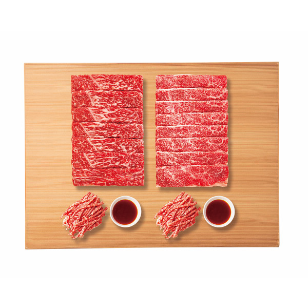 凍眠市場　山形牛すき焼き・山形牛ユッケセット