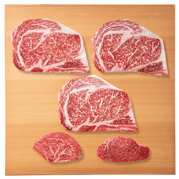 東北産黒毛和牛　ロース・ヒレ　ステーキセット（計８００g）