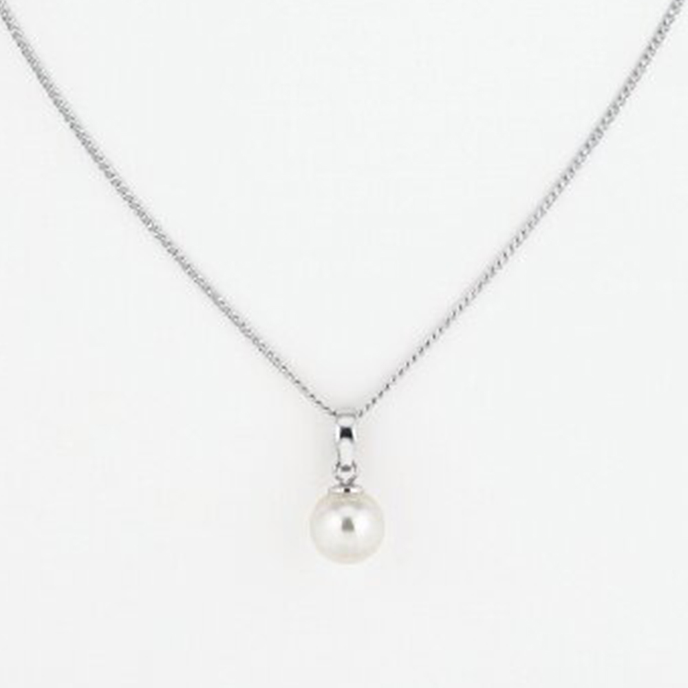 人工パールペンダント