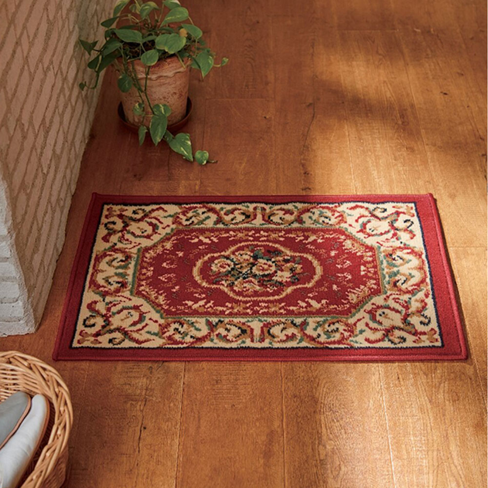 ウィルトン織マット (レッド)