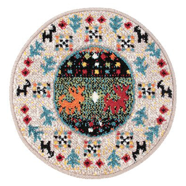 ウィルトン織チェアマット(ラウンド)