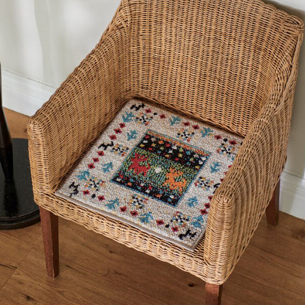 ウィルトン織チェアマット(スクエア)