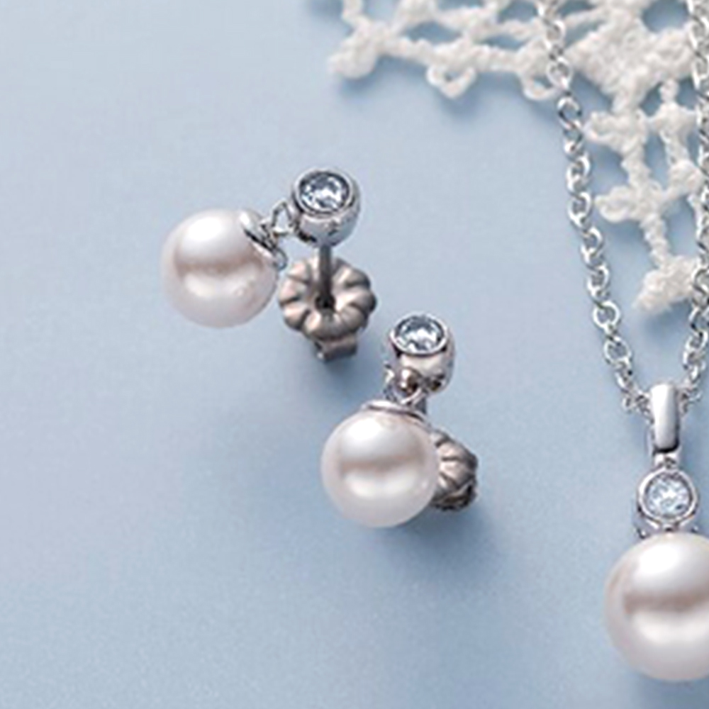 オールドローズピアス(ブルーレーベル)