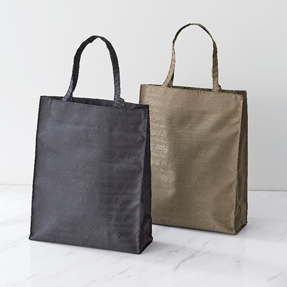 ジュンココシノイコール ジャカードトートバッグ(ベージュ)