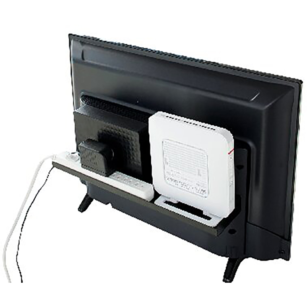 テレビ裏ラック ワイド40(ブラック)