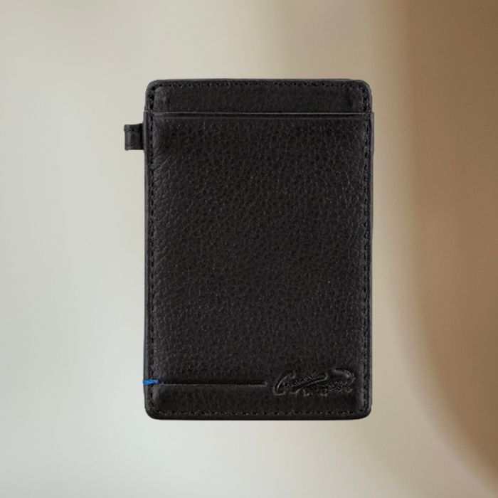 クロコダイル パスケース(ブラック)