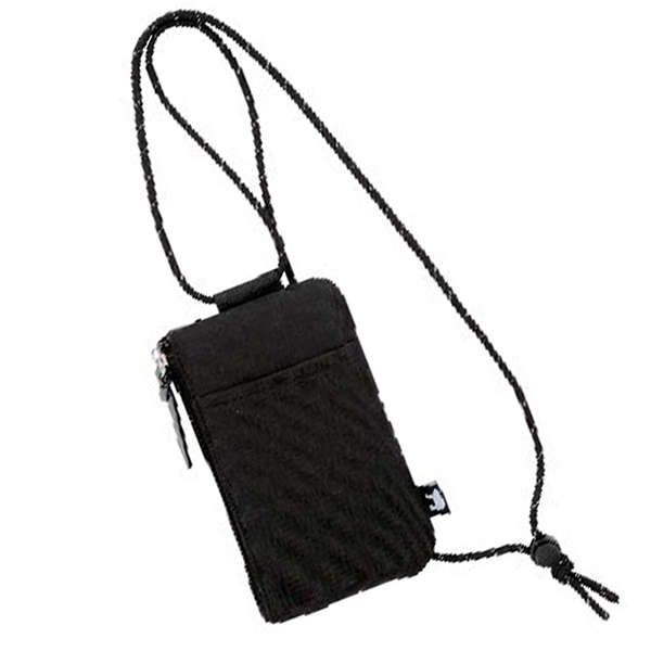 キッピス スマートフォンネックポーチ(ブラック)