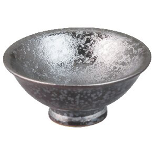 有田焼 平盃(結晶銀色塗)