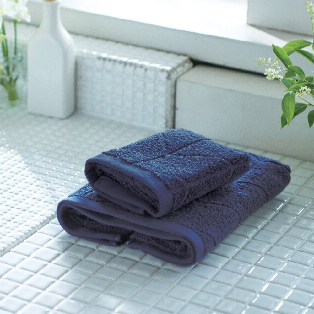 フェルガナコットン今治タオルセット(ネイビー)