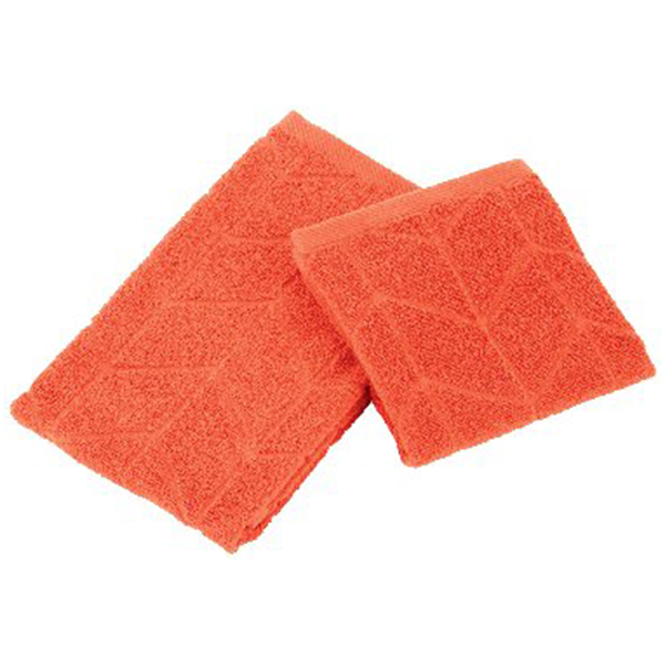 フェルガナコットン今治タオルセット(オレンジ)