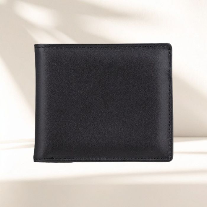 アッシュ・エル メンズ折財布(ブラック)