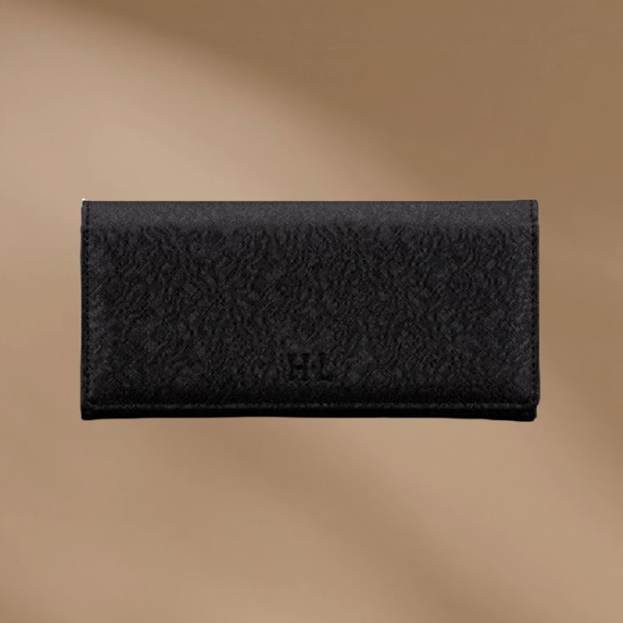 アッシュ・エル メンズ長財布(ブラック)