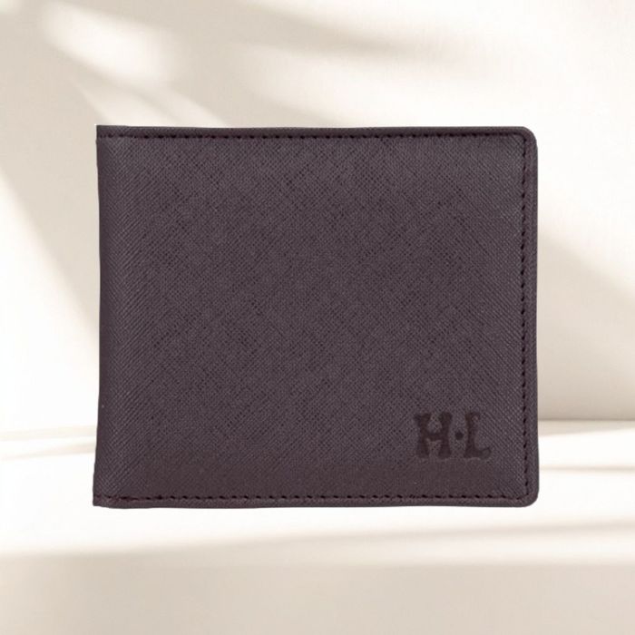 アッシュ・エル メンズ折財布(ブラウン)