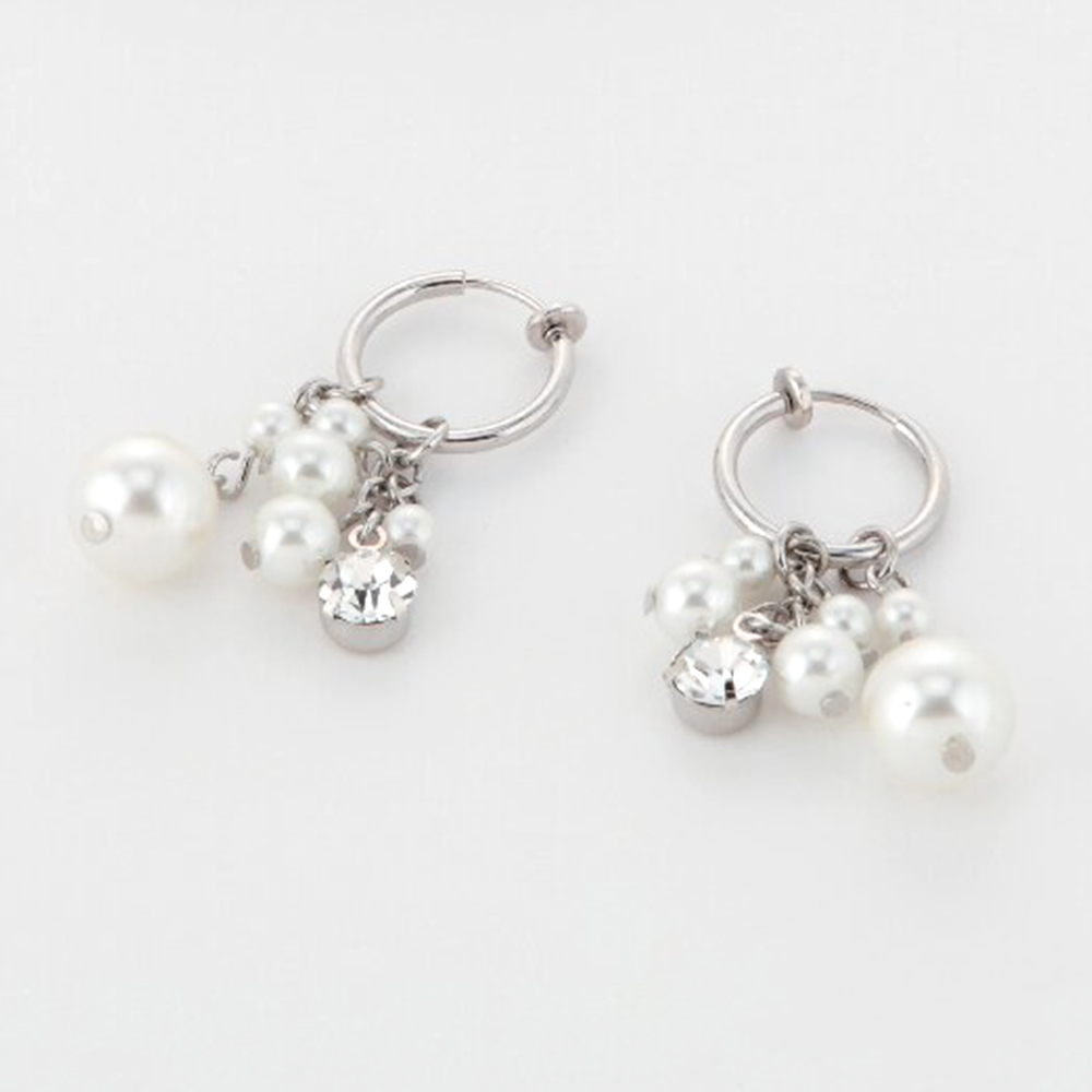 3WAY人口パールイヤリング