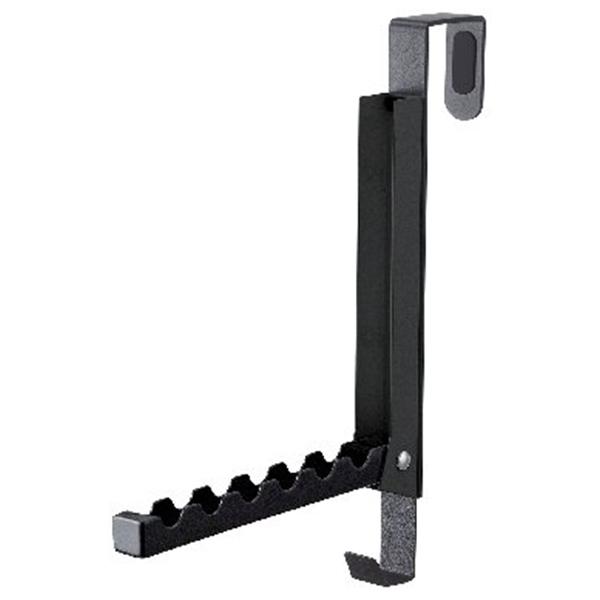 使わない時は収納できるドアハンガー(ブラック)