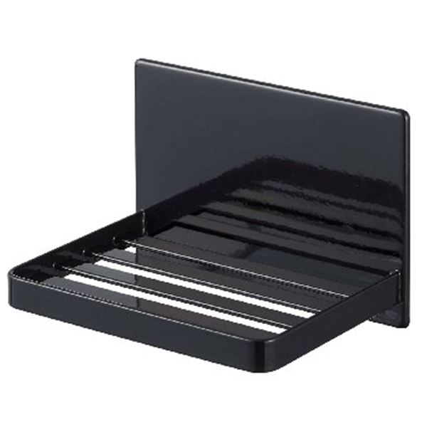 マグネットバスルーム ソープトレー(ブラック)