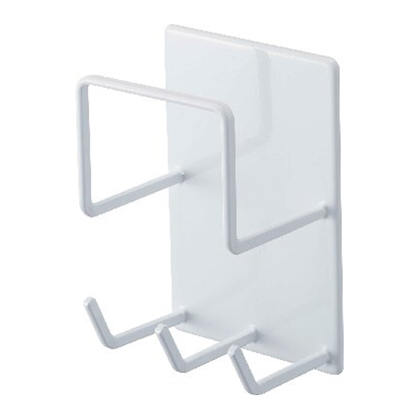 マグネットバスルームクリーニングツールホルダー(ホワイト)