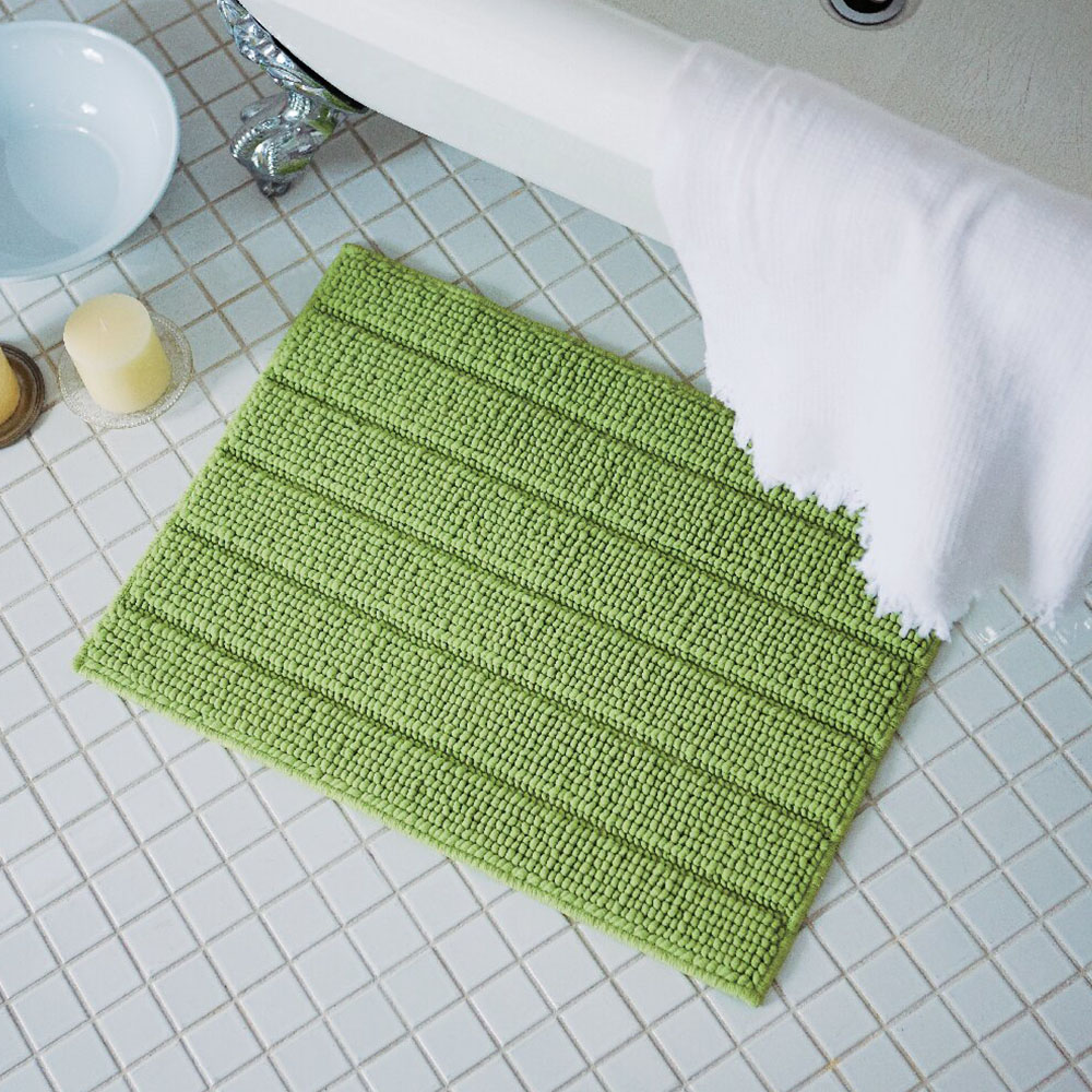 ドットバスマット(グリーン)