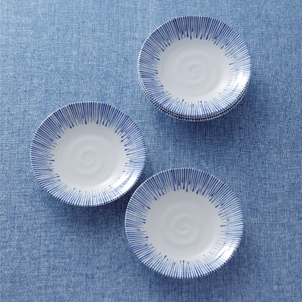 しずく十草和皿揃