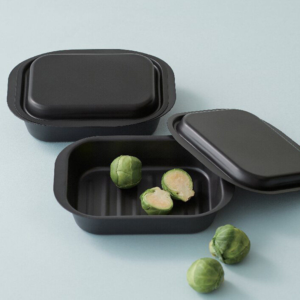 グリル活用ミニ角型パン ペア