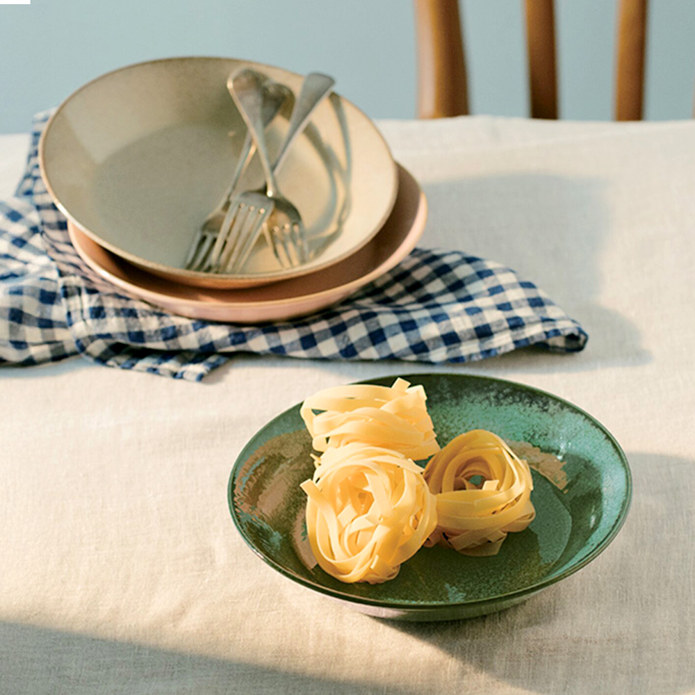 ナチュラルカラー パスタ皿3枚セット